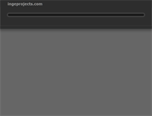 Tablet Screenshot of ingeprojects.com